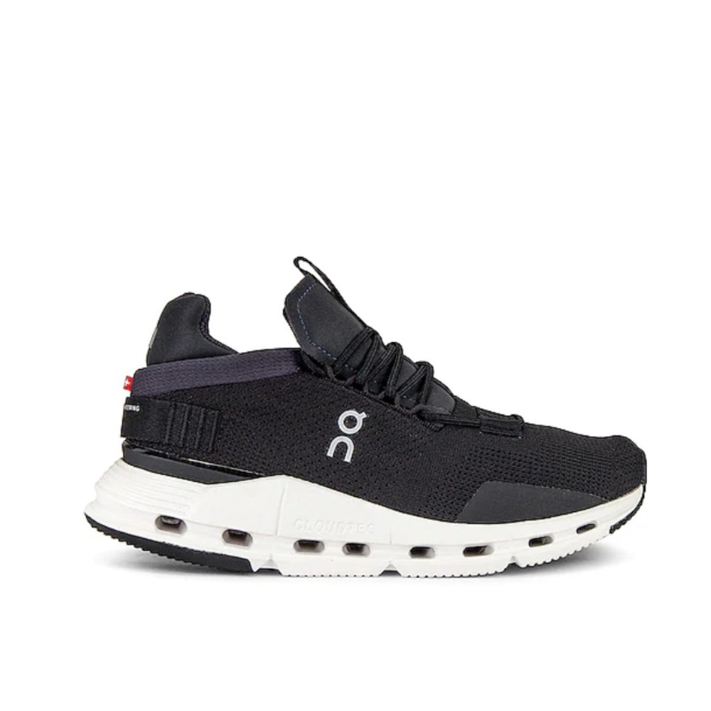 On Cloudnova Sneaker in Phantom & White size 7.5